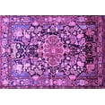 thumbnail image 1 of Ahgly Company Indoor Rectangle Animal Purple Traditional Area Rugs, 7' x 9', 1 of 4
