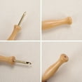 thumbnail image 5 of WHAMVOX Wooden Handle Embroidery Pen Embroidery Needle Punch Needle Felting Threader Embroidery Cloths Craft Tools DIY Sewing, 5 of 8