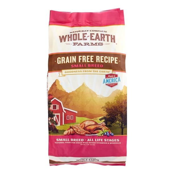 Whole Earth Farms GrainFree Small Breed Dry Dog Food, 4 lb Walmart