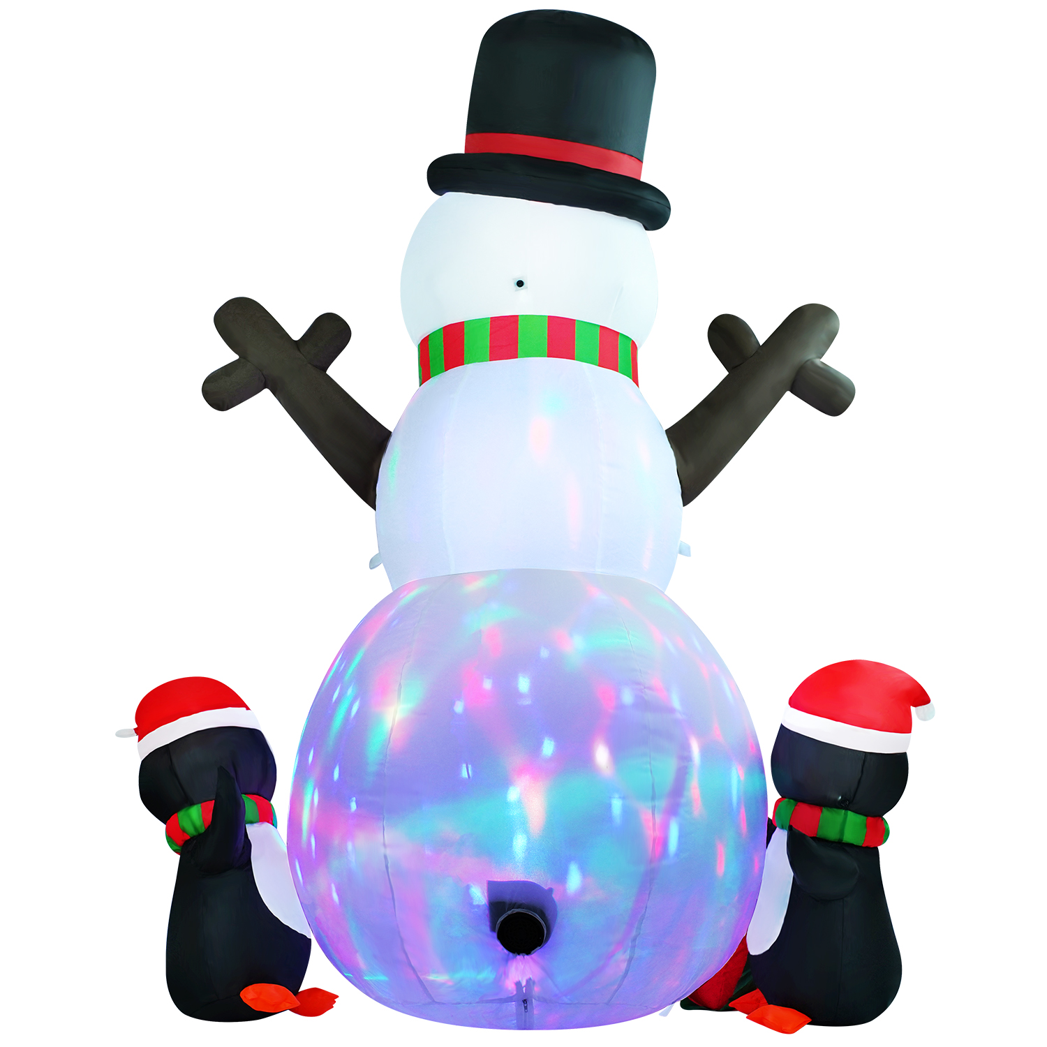 Yexmas 6ft Christmas Snowman Inflatable Yard Decoration photo 2
