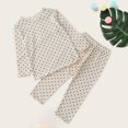 thumbnail image 3 of LNMQLPDBS Girl Clothes Toddler Girl Long Sleeved Polka Dot Top and Pant Suit with Wooden Ears for 0 To 7 Years Toddler Clothes For Girls, 3 of 4
