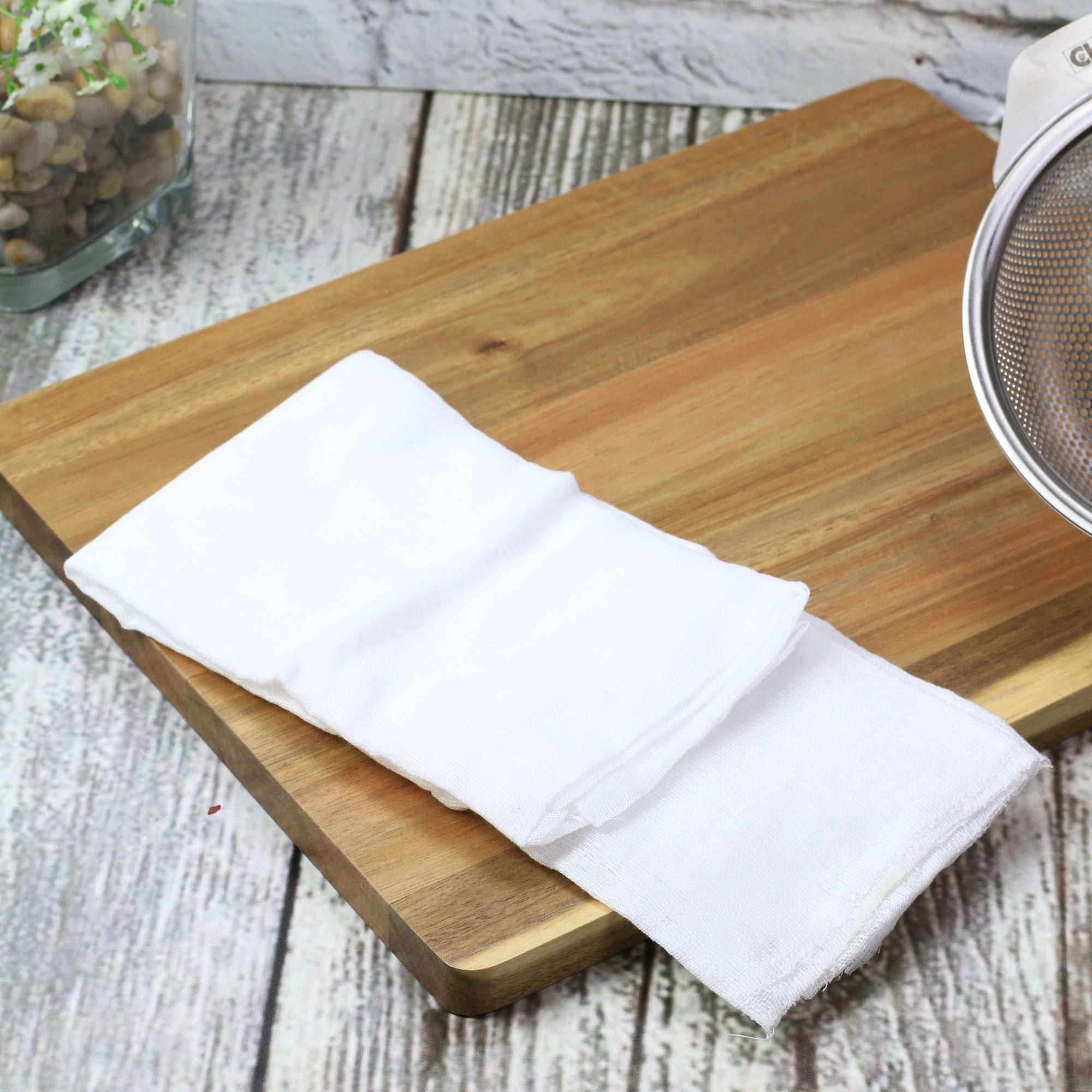 Craft Kitchen 100% Heavy Duty White Cotton Cheesecloth, 9 Square Feet
