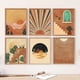 thumbnail image 2 of Cuadros de arte de pared de paisaje bohemio, pintura abstracta de terracota, puesta de sol, Colina, desierto, carteles impresos para sala de estar, decoración del hogar, 2 of 4