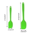 thumbnail image 2 of 4pcs Kitchen Cooking Silicone Spatula Set Heat Resistant Turners Scraper Baking Utensils Green, 2 of 7