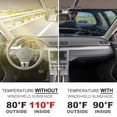 thumbnail image 6 of Black Cat Car Windshield Sun Shade Cute Animal Fold-able UV Ray Sun Visor Protector Sunshade to Keep Your Vehicle Cool 55"x30", 6 of 7