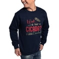 thumbnail image 4 of CafePress - Cicadas Wait Is That A Cicada Entomologist Insects - Classic Crew Neck Sweatshirt, 4 of 5
