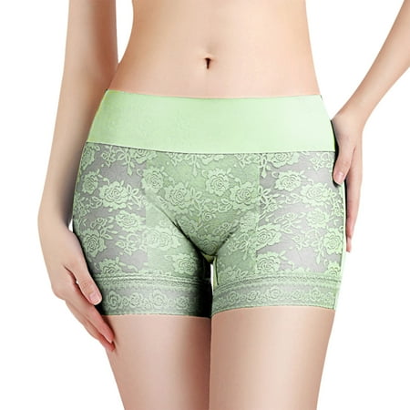 

Lingerie Sets for Women Ladies Lace Leggings Women s Thin Non Rolling Shorts Panties