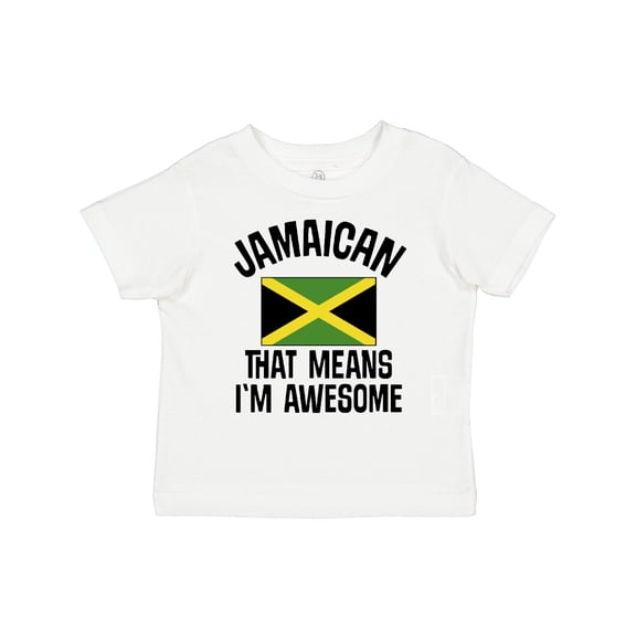 Inktastic Jamaica Awesome Jamaican Boys or Girls Toddler T-Shirt