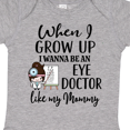 thumbnail image 4 of Inktastic Future Eye Doctor Like Mommy Optometrist Girls Baby Bodysuit, 4 of 5