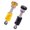 Black+Yellow, variant on Quick Release Spring Screwdriver Bit, Hex Shank Drill Chuck Adapter, High Concentricity Power Tool Connector, Anti-drop Screw Holding Mechanism, Universal Electric Drill Replacement Accessory