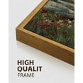 thumbnail image 5 of Drsoum Vintage Seascape Wall Art 11x14in Nature Framed Classic Retro Poppies by an Island Landscape Wall Prints Farmhouse Kitchen Bathroom Office Decor, 5 of 6