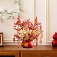 thumbnail image 4 of Bonsái artificial en un cubo de bendición, decoración de Año Nuevo chino, artificial Rojo, 4 of 7