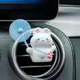 thumbnail image 4 of Voiture Aromathrapie Cratif Mignon Th Lapin Voiture Sortie D'air Aromathrapie Clip Dessin Anim Dcoration Voiture Sortie D'air Clip, 4 of 5