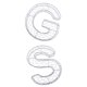 thumbnail image 1 of s Alphabet Iron Wire Wreath Succulent Pot Metal Planter Cola Maceta suculenta, 1 of 8