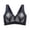 Black, variant on Women's Large Size Seamless Beautiful Back Sports Vest, Wireless Gathering Underwear with Accessory Breast Collection, High Elasticity Fitness Bralette, Smooth Anti Bulge Support Yoga Bra
