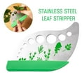 thumbnail image 2 of 9Holes Herb Stripper Steel Pealer Kitchen Vegetable Stripper-Tool W4M6 E4H2, 2 of 9