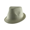 thumbnail image 1 of Top Headwear Banded Fedora Hat - Ivory - Medium, 1 of 2
