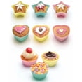 thumbnail image 7 of Artrylin Silicone Cupcake Liners, Artrylin 24 Pcs Reusable Silicone Baking Cups Nonstick Muffin Molds for Cake Balls, Muffins, Cupcakes and Candies, Assorted Bright Colors,4 shapes, 7 of 7