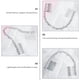 thumbnail image 5 of KAKOWELY Elegante tocado de novia, cadena para novia, peineta para el cabello, accesorio para el cabello de cristal, 5 of 5