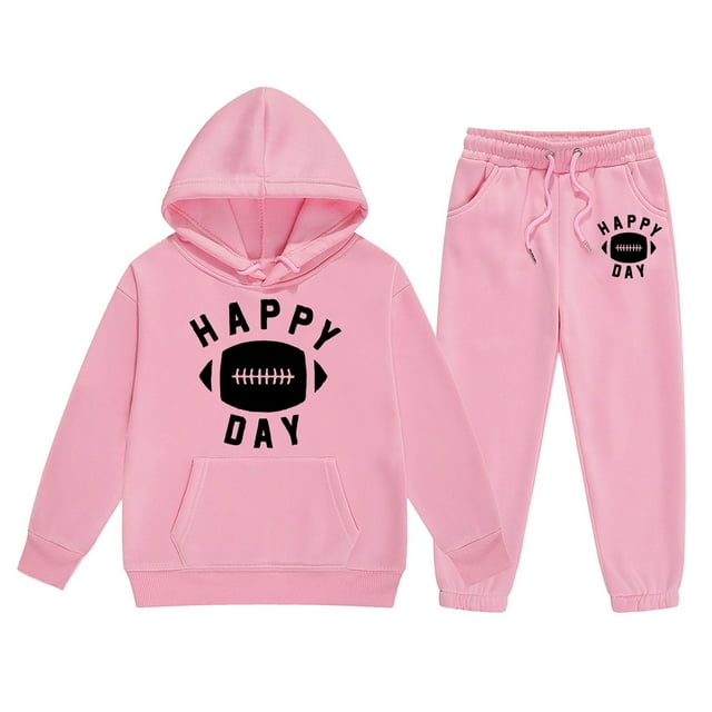 Ensemble de Vêtements d'Automne pour Garçons et Filles, Sweat à Capuche Chaud à Manches Longues, 4t