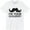 White, variant on I'm Your Huckleberry Men's Mustache Harry Gentlemen T-Shirt