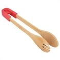 thumbnail image 4 of Cooking Tong, Bamboo Tongs Set Safe And Durable Dessert Food BBQ Clip Clamp For Kitchen, 4 of 8
