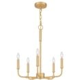 thumbnail image 4 of 18 inch 5 Light Chandelier-Matte Black Finish Bailey Street Home 71-Bel-4423537, 4 of 10