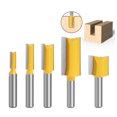 thumbnail image 1 of Brocas rectas 2 flautas vástago universal de 8 mm bricolaje 5 piezas reemplazo de brocas rectas profesionales para carpintería para fresadoras de escritorio ANGGREK Otros, 1 of 8