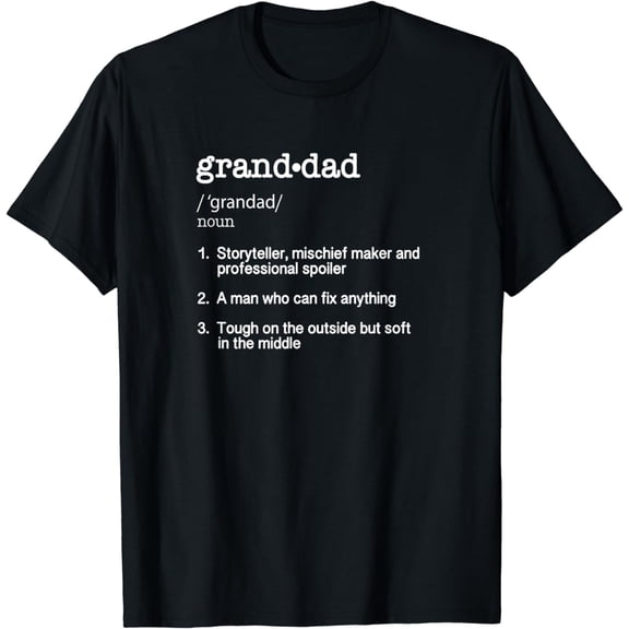 Granddad Definition T Shirt - Funny Father's Day Gift Tee