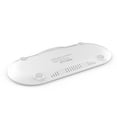 thumbnail image 3 of Dual Phone Wireless Charger X263 - 10W Fast Charging Pad with Dual Coils, Intelligent Metal Detection, Compact Design for Home & Office, Qi-Enabled Devices Compatible, ABS Material, White (Includes, 3 of 6