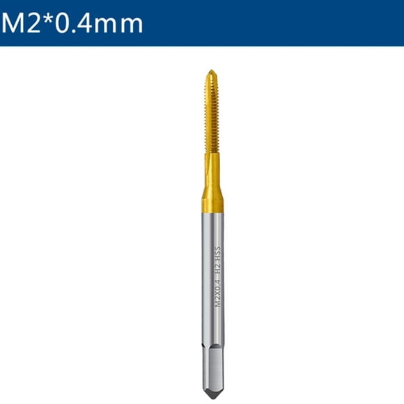 7 Sizes 1Pc Hss Coated Screw Tap Metric Straight Flute Thread Tap Drill Bit M2 M3 4 M5 M6 M8 M10 12 Hand Tools