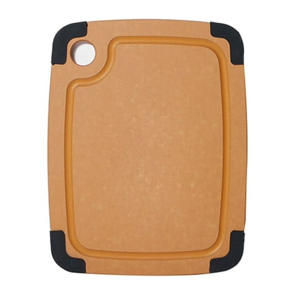 Cutting Board for Kitchen- Natural Wood Fiber Composite, Dishwasher Safe, Eco-Friendly, Juice Grooves, Non-Slip Feet A,1 x Cutting Board