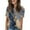 A02-Multicolor, variant on ZVAVZ Summer Tops for Women 2025 Casual,Women's Marble Printed Tees Shirts Short Sleeve Buttons V Neck T Shirts Fashion Loose Fit Blouses Daily Deals Multicolor XL