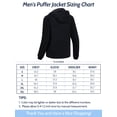 thumbnail image 7 of NEW VIEW Men's Winter Insulated Jacket, Lightweight Packable Softshell with Hood (Black S), 7 of 7
