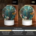 thumbnail image 3 of Daiia Baroque Floral Still Life Pattern Acrylic Night Light, LED Touch Light, Bedroom Night Light, Soft Glowing Lamp Perfect Gift for Mother's Day, Birthday, or Christmas, 3 of 9