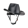 thumbnail image 2 of HILABEE Casque de Cowboy Rigide Facile à Utiliser Robuste Suspension à Cliquet 4 Points avec Trou d'Aération Noir, 2 of 9
