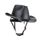 thumbnail image 2 of Casco de vaquero de completa, protección prémium, práctico, duradero, versátil, portátil con orificio de ventilación, casco de trabajo industrial. Negro, 2 of 8