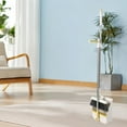 thumbnail image 6 of Steadline 180 Degree Rotatable Broom and Dustpan Set with Self Cleaning Teeth and Standing Storage Lightweight Cleaning Combo for Indoor Outdoor Applications, 6 of 8