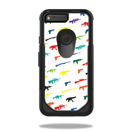 MightySkins Protective Vinyl Skin Decal for OtterBox Commuter Google Pixel 5 Case wrap cover sticker skins Fun (Pixel Gun Best Premium Weapon)