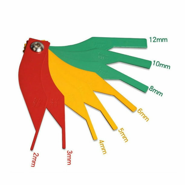 Car Brake Pad Scale Lining Thickness Feeler Gauge Tester Wear Meter