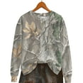 thumbnail image 5 of Maplenight Crewneck Sweatshirts for Women Casual Long Sleeve Tops Camo Maple Graphic Shirts Fall Fashion Clothes, 5 of 6