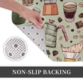 thumbnail image 6 of Pofeuu Coffee Makers Macaroons Chocolate Print Flannel Doormats Rug16"x24"Rug Washable Doormats Indoor Outdoor Rugs for Layered Front Door Mats, Porch, Kitchen, Entryway, 6 of 7