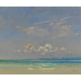 thumbnail image 2 of Alfred Haushofer 14x12 Gold Ornate Wood Frame and Double Matted Museum Art Print Titled - Chiemsee (Approx. 1920-1940), 2 of 4