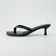 thumbnail image 2 of Cushionaire Women's Miami Kitten Heel Thong Sandals +Memory Foam, 2 of 6
