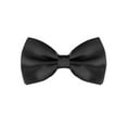 thumbnail image 1 of INSPIRE CHIC Accesorios de Pajarita para Hombre con Correa Ajustable Tuxedo Sólido Preatado Negro, 1 of 5