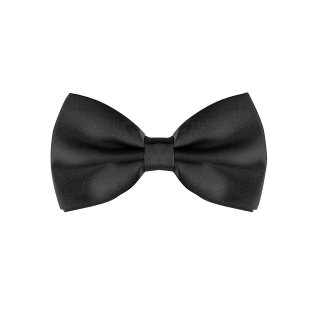 INSPIRE CHIC Accessoires de Nœud Papillon pour Homme Sangle Ajustable Formel Uni Smoking Pré-Noué Noir