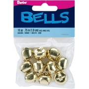 Jingle Bells 0.75" 10/Pkg Gold