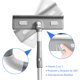 thumbnail image 5 of Meeyoga Herramienta de Limpiador de Ventanas, Jalador para Vidrios Doméstico 5 en 1, Equipado con un Poste de Extensión y Cabezales de Cepillo de 5 Funciones, Adecuado para Limpiar Ventanas, Baños, 5 of 8