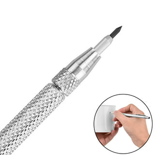 Yirtree Tungsten Carbide Tip Scriber , Aluminium Etching Engraving Pen with  Clip and Magnet for Glass/Ceramics/Metal Sheet