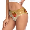 thumbnail image 2 of Balery Christmas Snowman Gift Ropa Interior de Algodón para Mujer con Dibujo – Braguitas Cómodas y Elásticas, Estilo Clásico-3X-Large, 2 of 6